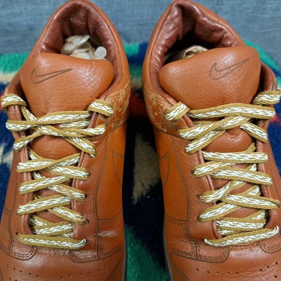 Nike Dunk Low 1 Piece Brown “Pony” Spanish Moss Laser Men Size 9.5 - Picture 9 of 15